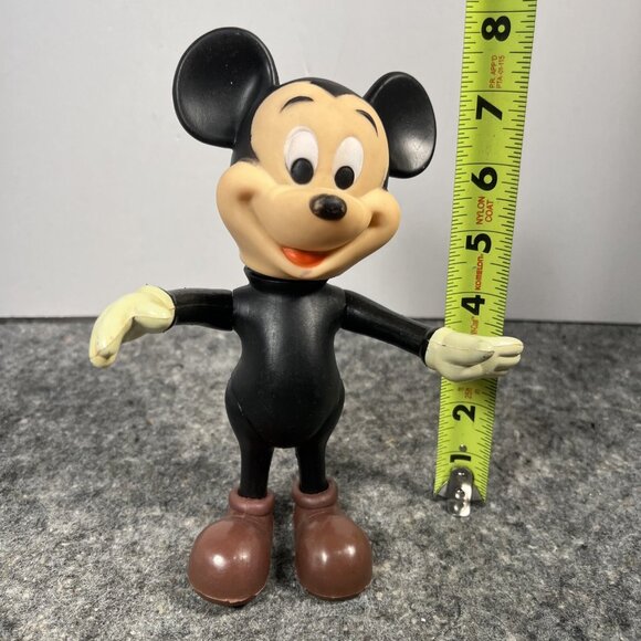 Vtg Walt Disney MICKEY MOUSE Figure Doll Toy DAKIN Hong Kong Collectible - Picture 2 of 16